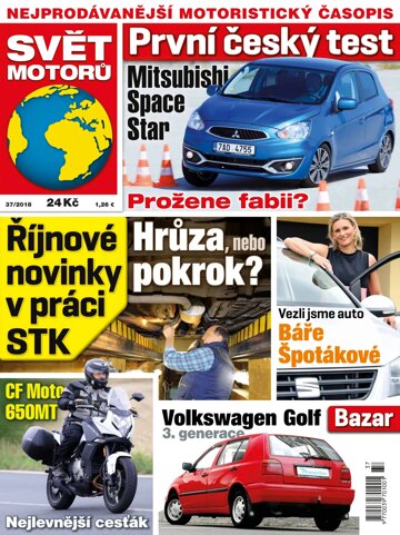 Obálka e-magazínu Svět motorů 37/2018