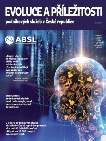 Obálka e-magazínu Ekonom 37 - 13.09.2018 - příloha ABSL Evoluce a příležitosti