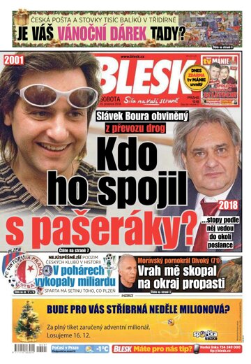 Obálka e-magazínu Blesk 15.12.2018