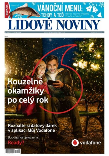 Obálka e-magazínu Lidové noviny 19.12.2018