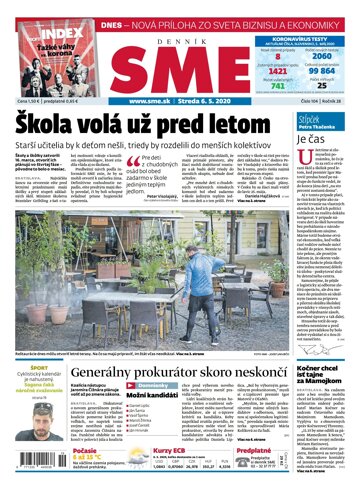 Obálka e-magazínu SME 6.5.2020