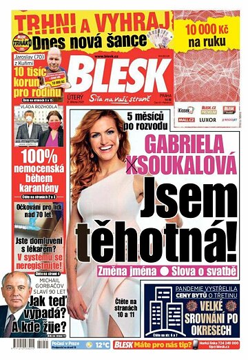 Obálka e-magazínu Blesk 2.3.2021