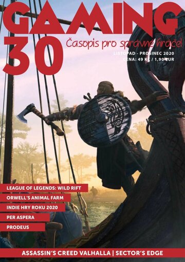 Obálka e-magazínu GAMING 30