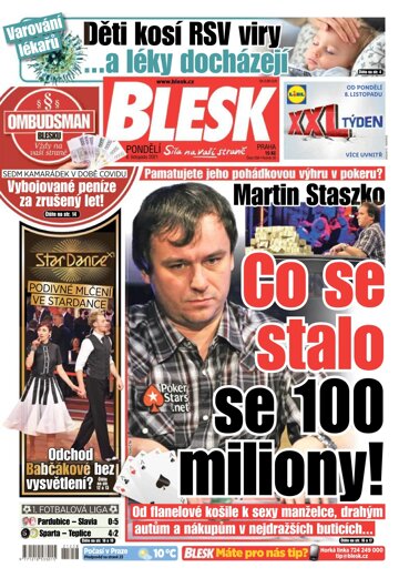 Obálka e-magazínu Blesk 8.11.2021