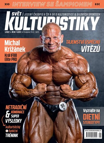 Obálka e-magazínu Svět Kulturistiky 1/2022