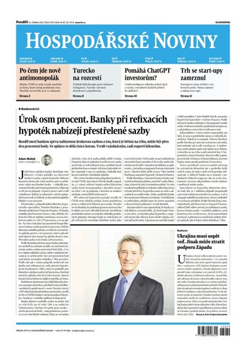 Obálka e-magazínu Hospodářské noviny 079 - 24.4.2023