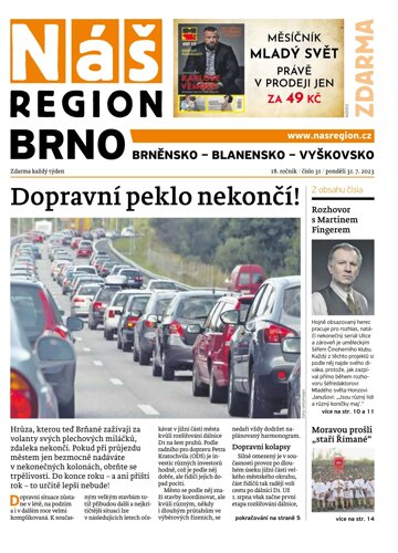 Obálka e-magazínu Náš Region - Brno 31/2023
