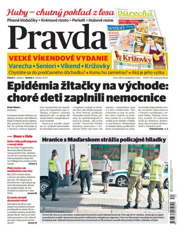 Obálka e-magazínu Pravda 06. 10. 2023