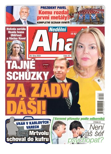 Nedělní AHA! 29.10.2023