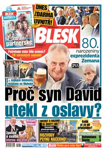 Obálka e-magazínu Blesk 30.9.2024
