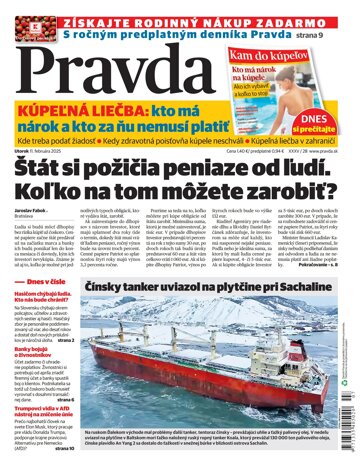 Obálka e-magazínu Pravda 11. 2. 2025