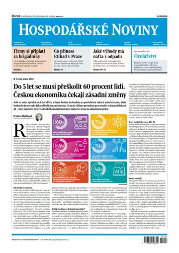Obálka e-magazínu Hospodářské noviny 097 - 22.5.2025