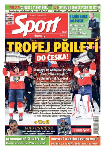 Obálka e-magazínu Sport 19.6.2025