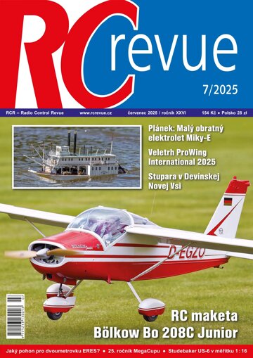 Obálka e-magazínu RC revue 7/2025