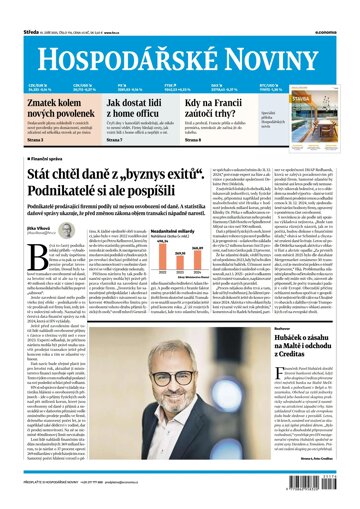 Obálka e-magazínu Hospodářské noviny 176 - 10.9.2025
