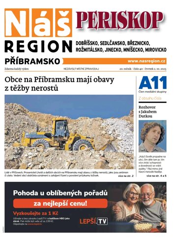 Obálka e-magazínu Náš Region - Příbramsko 40/2025