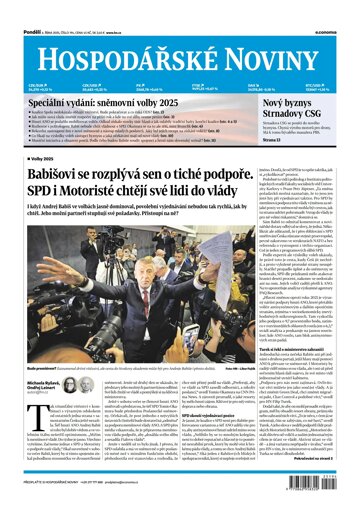 Obálka e-magazínu Hospodářské noviny 194 - 6.10.2025
