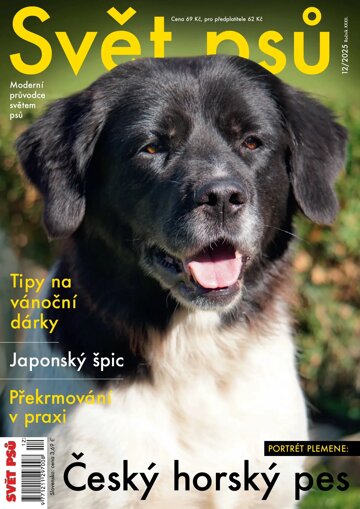 Obálka e-magazínu Svět psů 12/2025