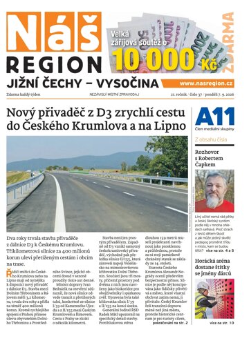 Obálka e-magazínu Náš Region - Vysočina 37/2026