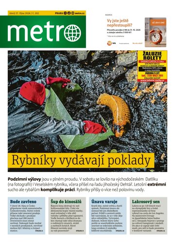 Obálka e-magazínu deník METRO 27.10.2026