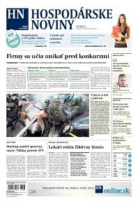 Obálka e-magazínu Hospodárske noviny 21.10.2013