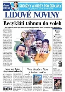 Obálka e-magazínu Lidové noviny 2.9.2014