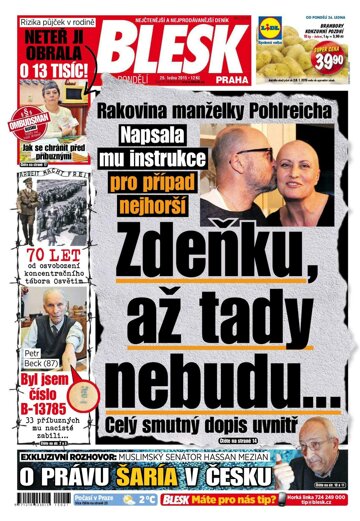 Obálka e-magazínu Blesk 26.1.2015