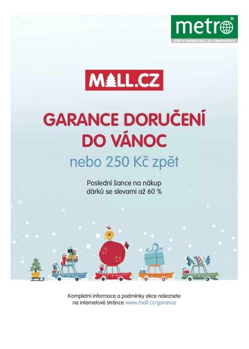 Obálka e-magazínu deník METRO 15.12.2015