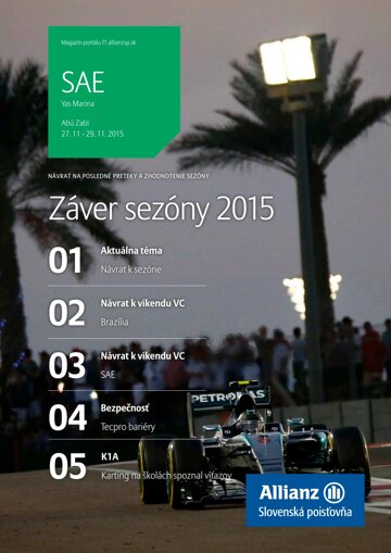 Obálka e-magazínu Magazín F1 14/2015