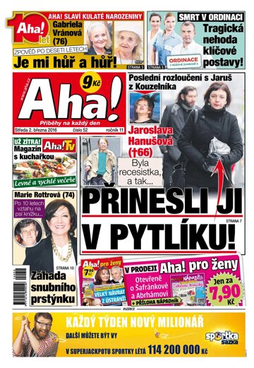 Obálka e-magazínu AHA! 2.3.2016