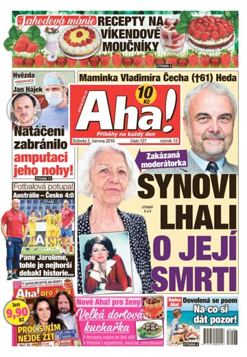 Obálka e-magazínu AHA! 2.6.2018