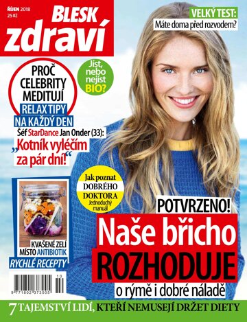 Obálka e-magazínu Blesk Zdraví 10/2018