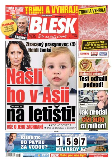 Obálka e-magazínu Blesk 12.10.2018