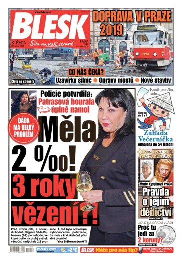 Obálka e-magazínu Blesk 23.1.2019