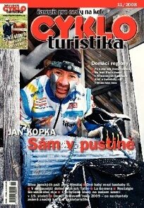Obálka e-magazínu Cykloturistika 11/2008