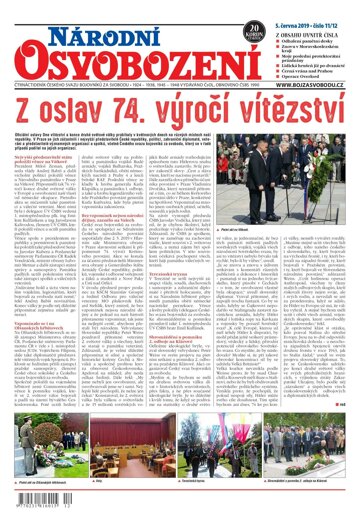 Obálka e-magazínu Národní Osvobození 11-12/2019