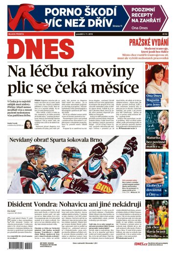 Obálka e-magazínu MF Dnes 4.11.2019