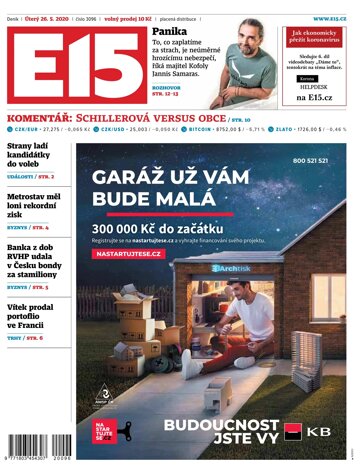 Obálka e-magazínu E15 26.5.2020