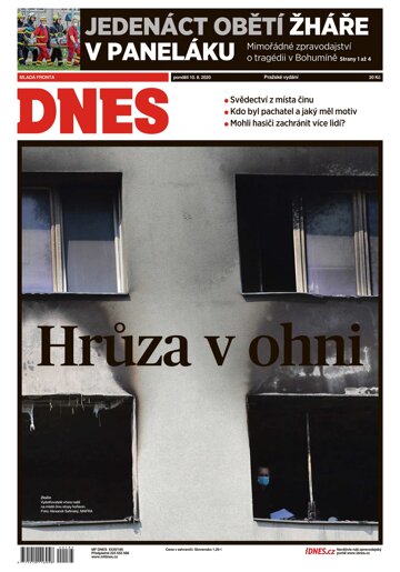 Obálka e-magazínu MF Dnes 10.8.2020