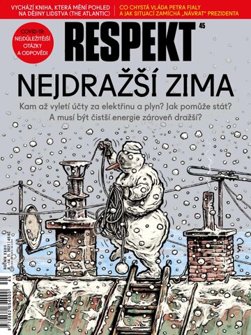 Obálka e-magazínu Respekt 45/2021