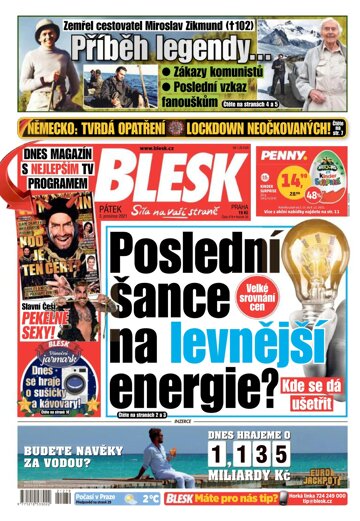 Obálka e-magazínu Blesk 3.12.2021