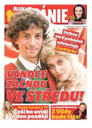 Obálka e-magazínu Blesk Tv manie 11.12.2021