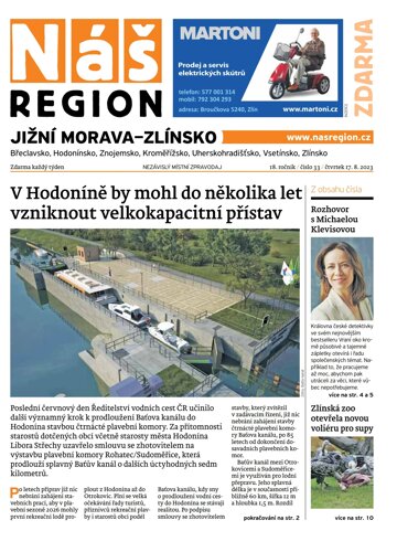 Obálka e-magazínu Náš Region - Jižní Morava/Zlínsko 33/2023