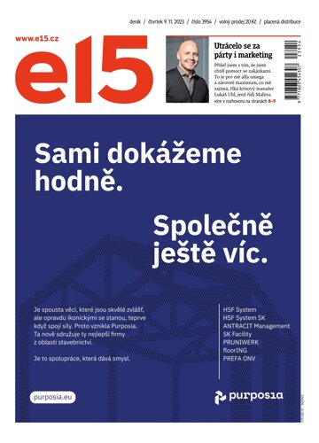 Obálka e-magazínu E15 9.11.2023