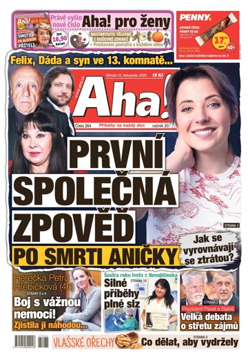 Obálka e-magazínu AHA! 12.11.2025