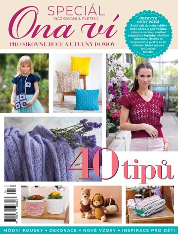 Obálka e-magazínu Ona ví Speciál háčkování pletení