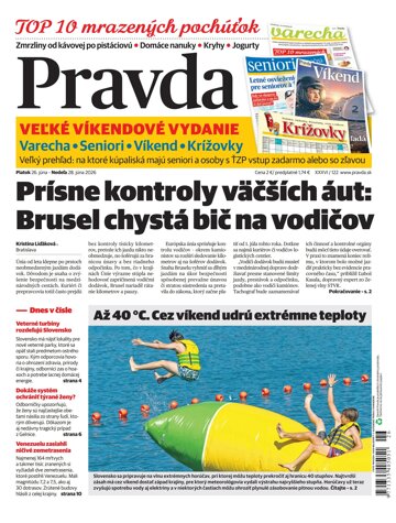 Obálka e-magazínu Pravda 26. 6. 2026