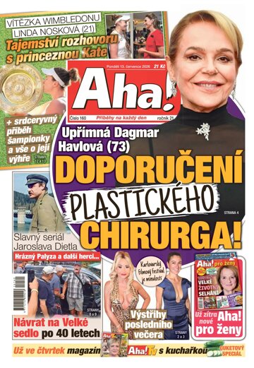 Obálka e-magazínu AHA! 13.7.2026