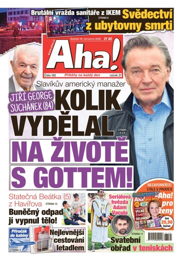 Obálka e-magazínu AHA! 18.7.2026