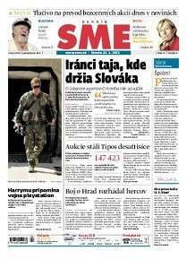 Obálka e-magazínu SME 23.1.2013